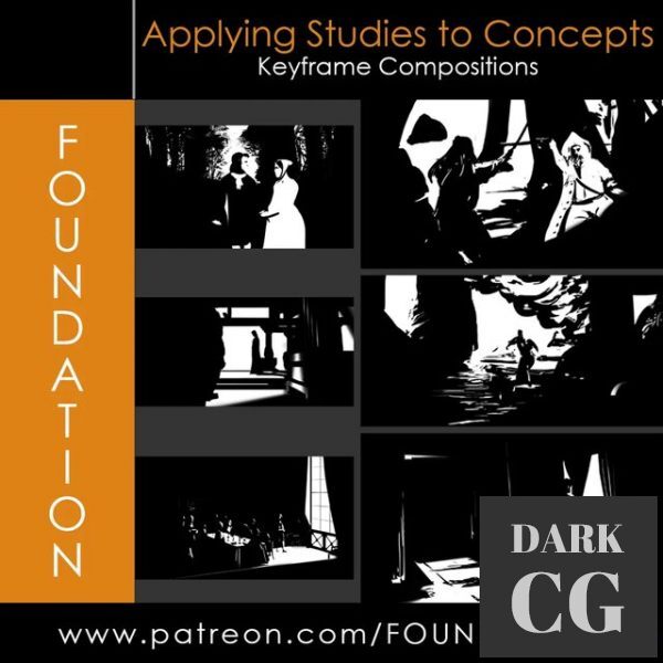 Gumroad Foundation Patreon Applying Studies to Concepts Keyframe Compositions