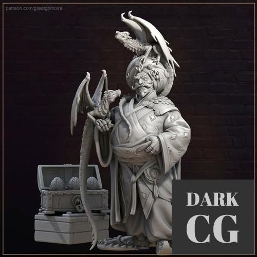 3D Model Dragon Merchant 3D Print