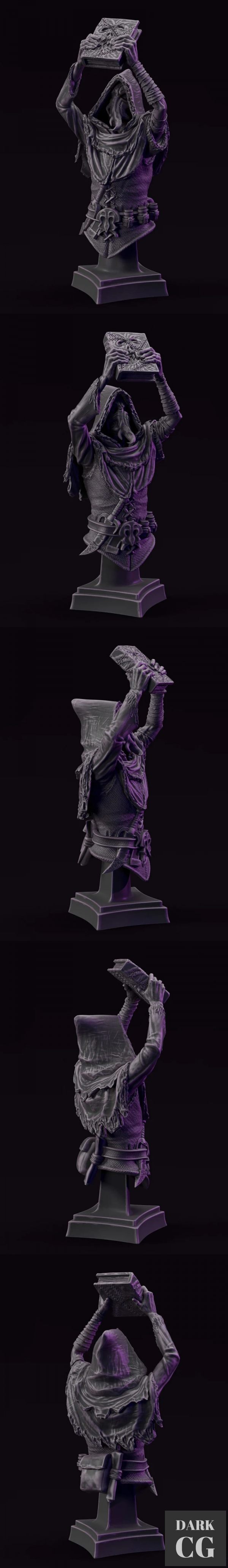 3D Model Ancient One Cultist Bust