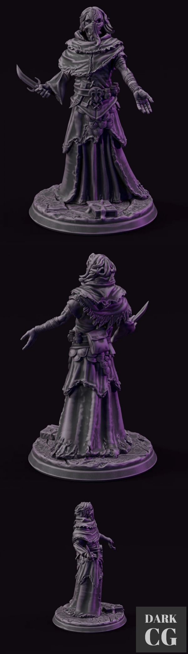 3D Model Ancient One Cultist 02