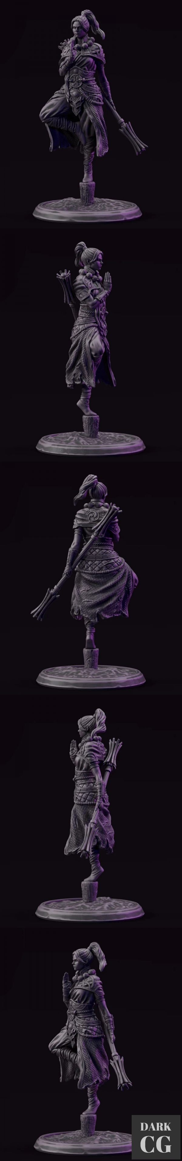 3D Model Thalia The Monk