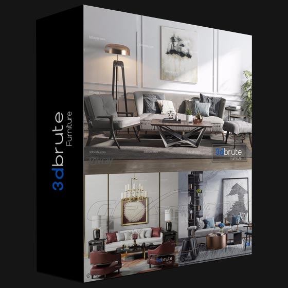 3DBrute Modern Sofa collection