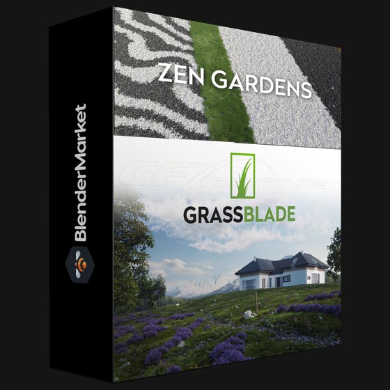 Blender Market Grassblade 2 2 scatpack for Scatter5