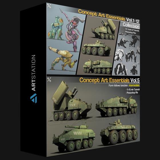 ArtStation Concept Art Essentials Tutorial Collection