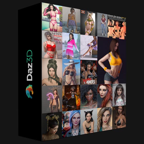 DAZ3D Poser Bundle 1 July 2022