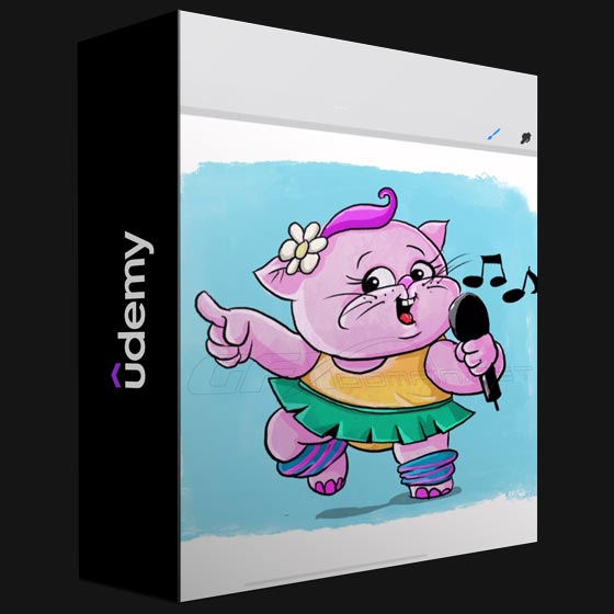 Udemy Create A Cartoon Illustration In Procreate