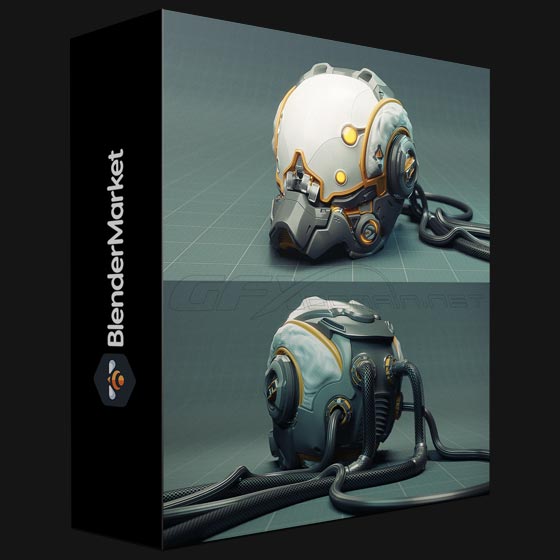 Blender Market Modeling A Scifi Helmet In Blender by Rachel