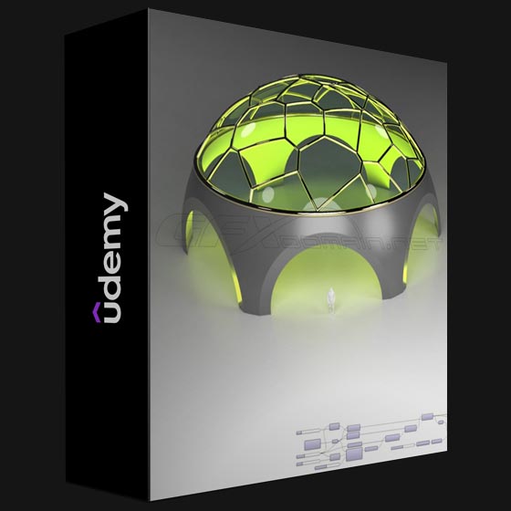 Udemy Grasshopper Rhino 3D Dome arena Parametric Design