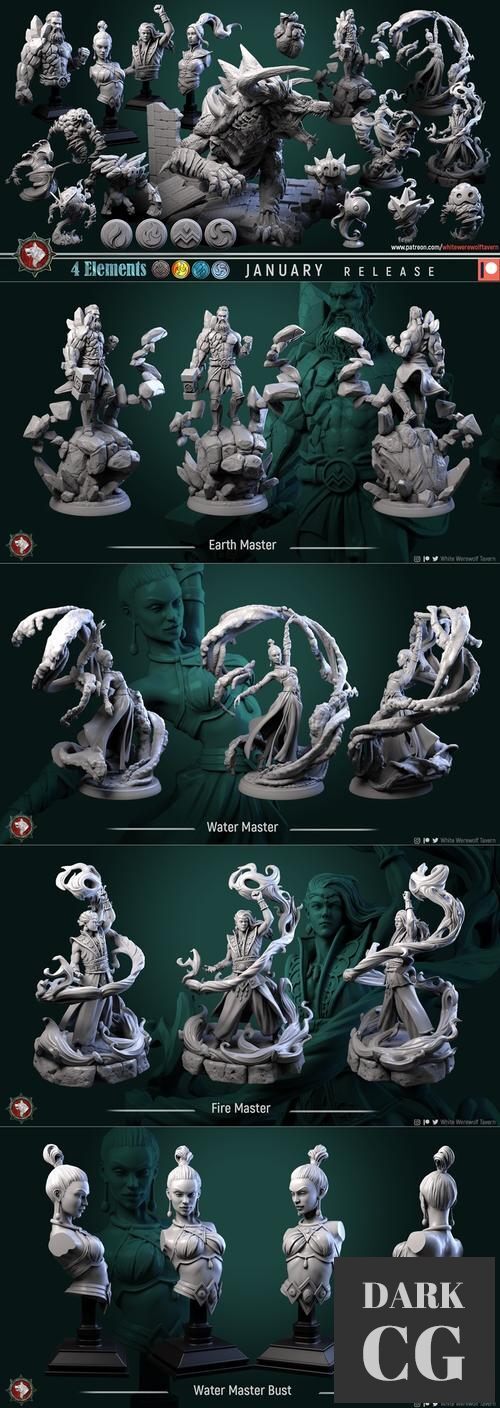 White Werewolf Tavern January 2022 – 3D Print