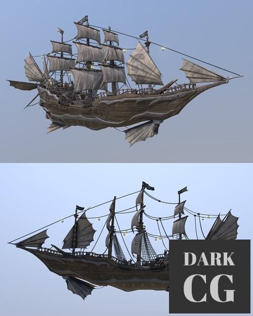3D Model Steampunk Pirates The Stormriders 3D Print