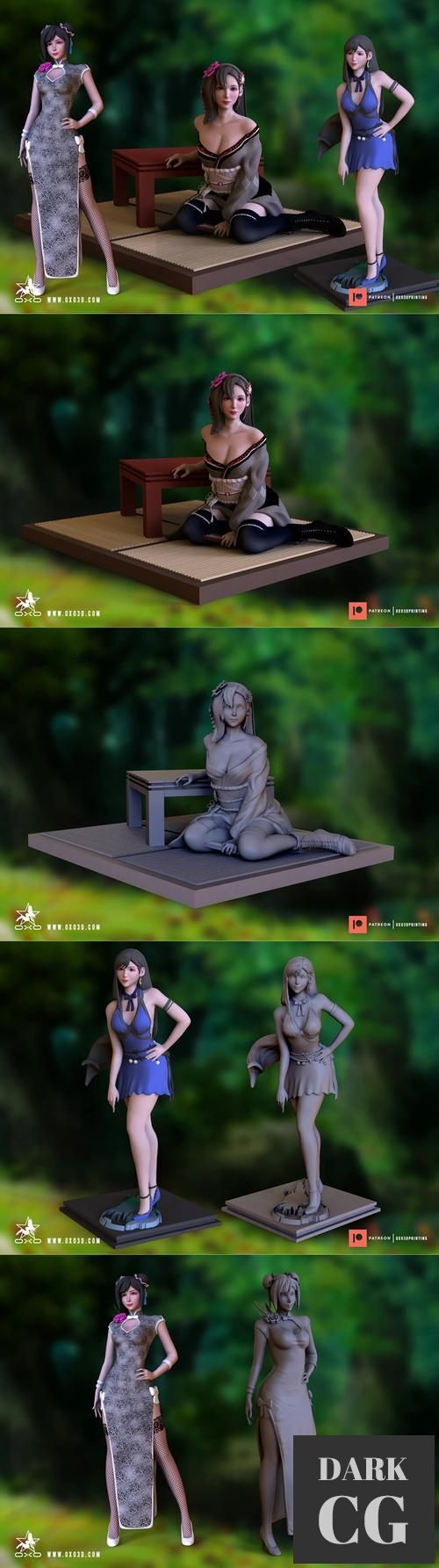 Final Fantasy Tifa in Exotic, Mature and Sporty – 3D Print