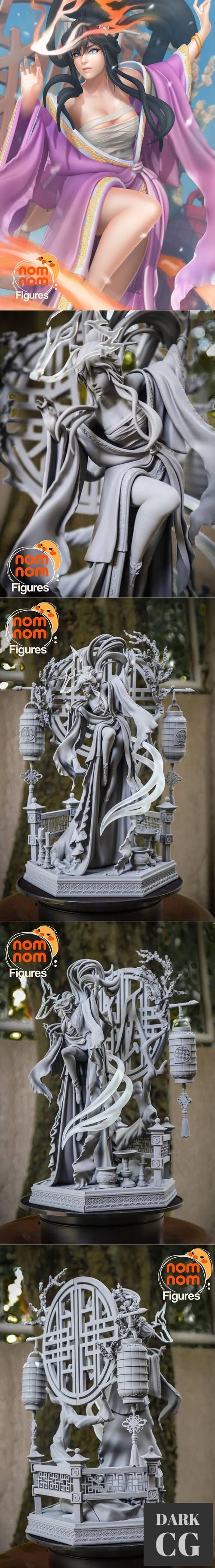 3D Model Winter Plum Original Character 3D Print