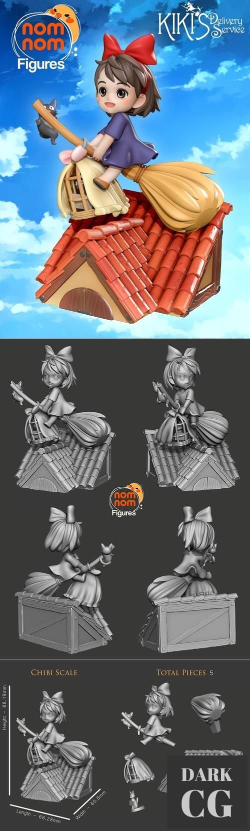 3D Model Kiki from Kiks Delivery Service 3D Print