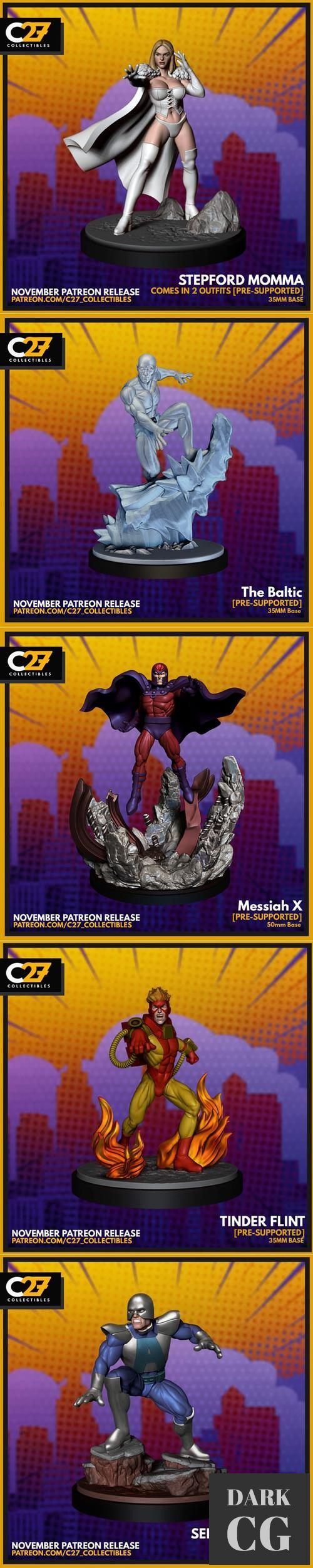 C27 Minis - Terrain November 2021 – 3D Print