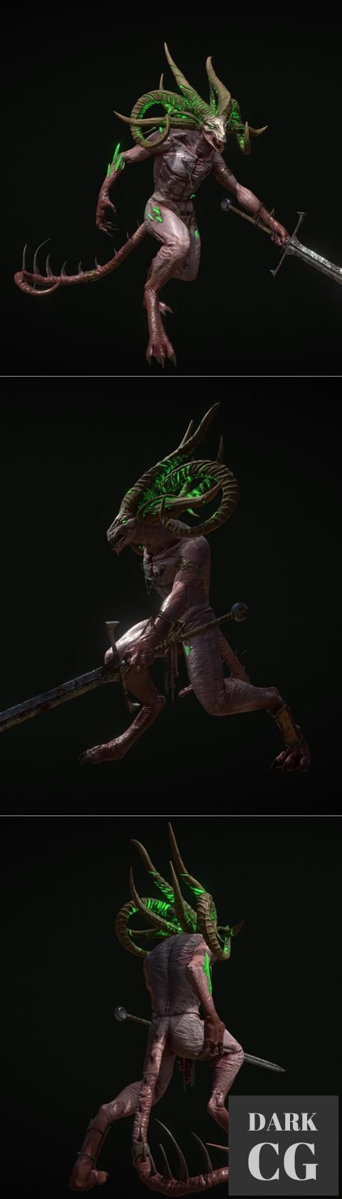 Horned Rat Warhammer – 3D Print