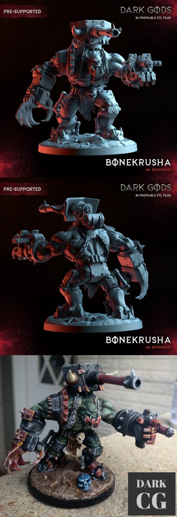 3D Model BoneKrusha