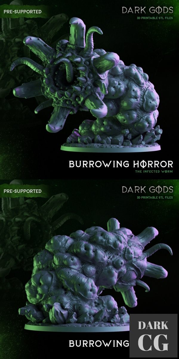 3D Model Burrowing Horror