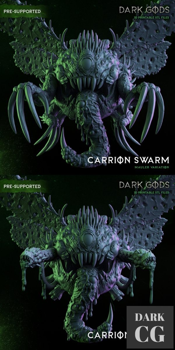 3D Model Carrion Swarm