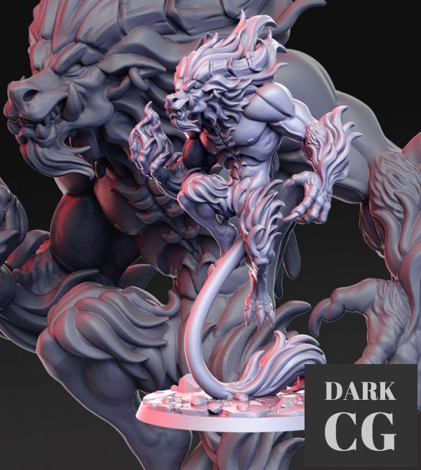 3D Model Balorg Efrit Djin