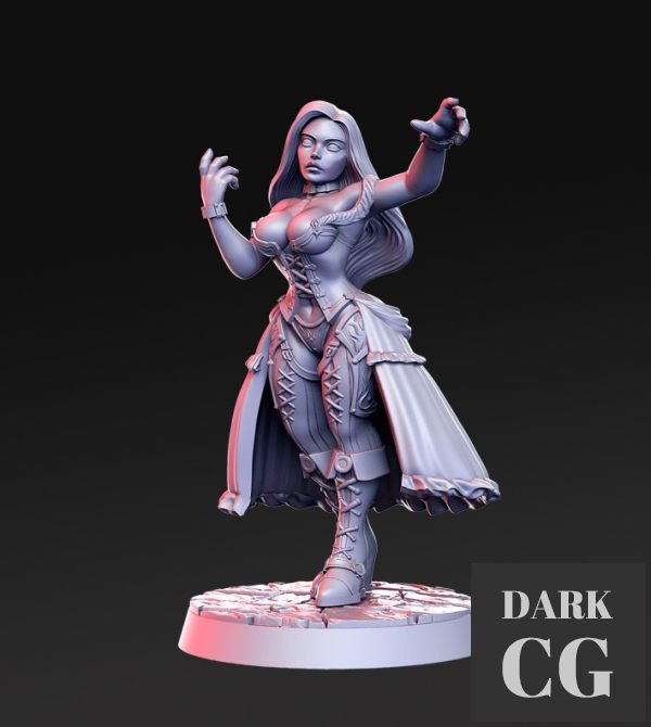 3D Model Mara Vampire Girl