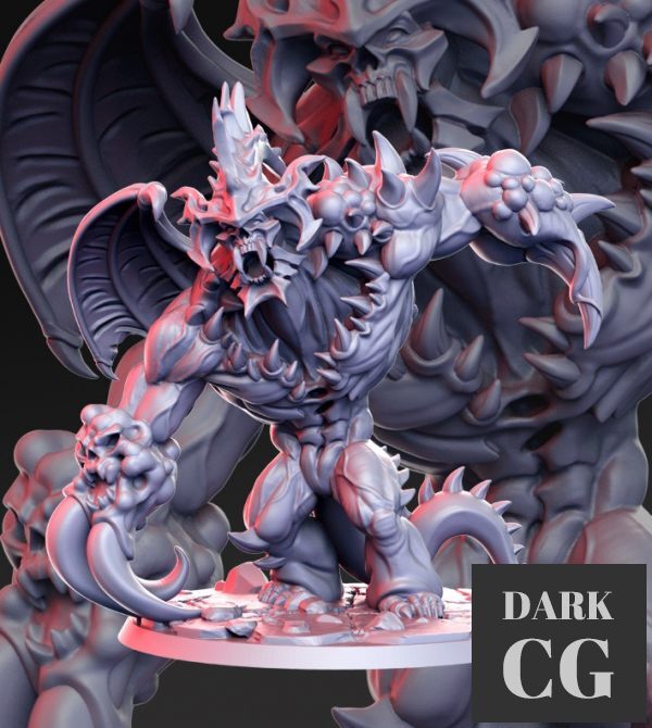 3D Model Zarrn Chaos Demon