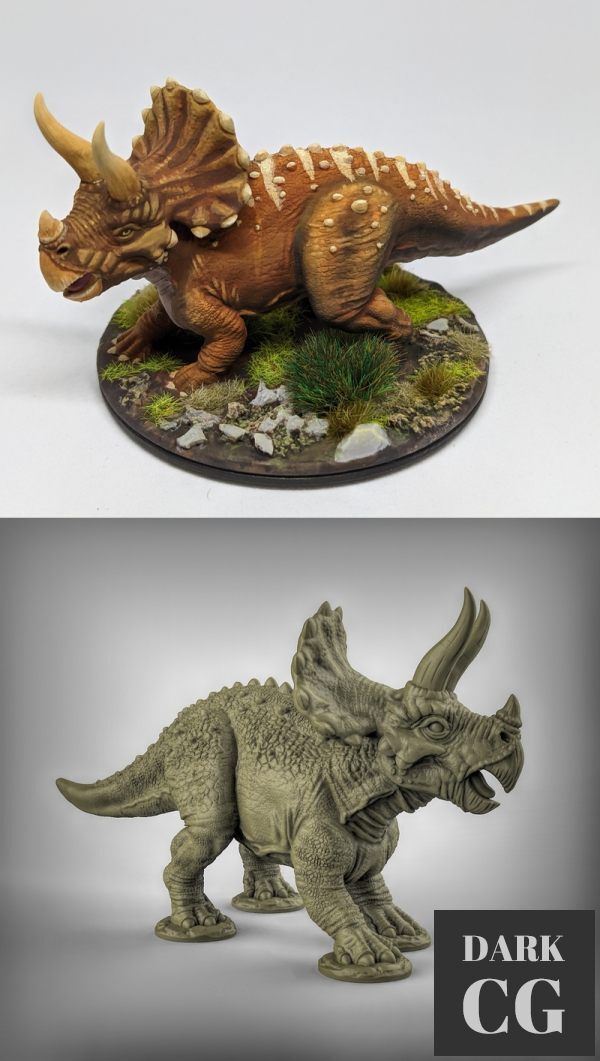 3D Model Triceratops