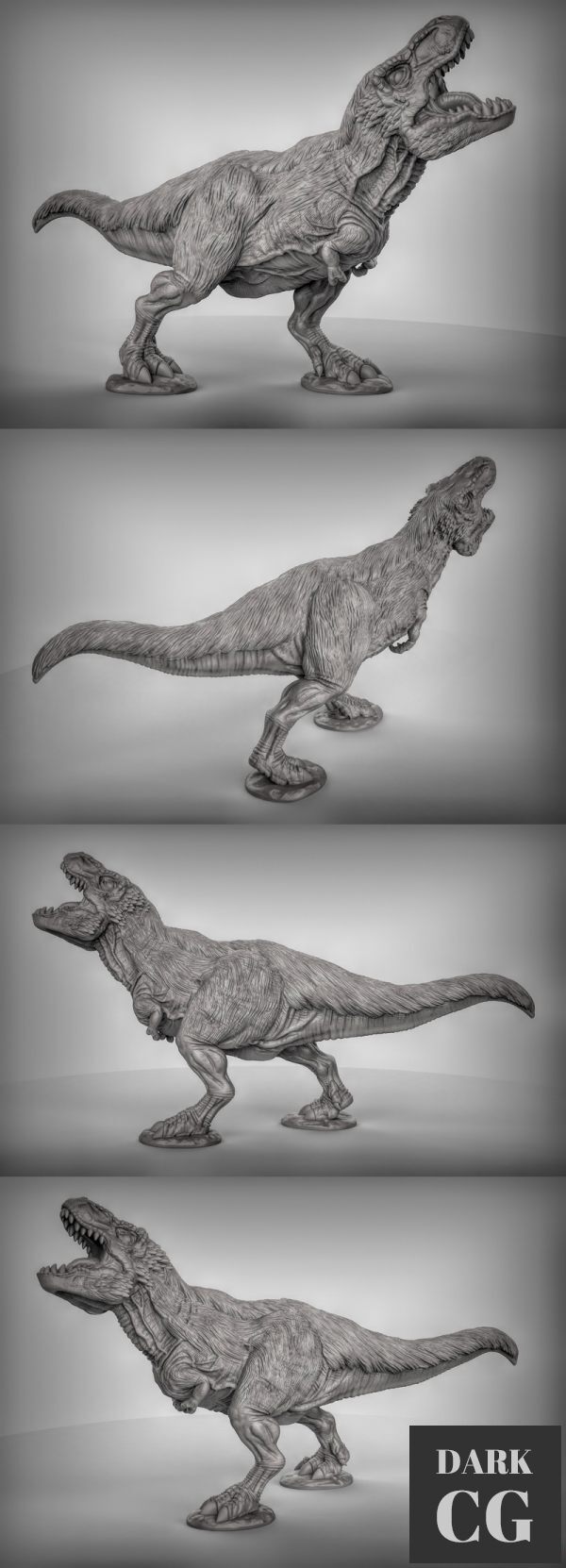 3D Model Feathered Tyrannosaurus
