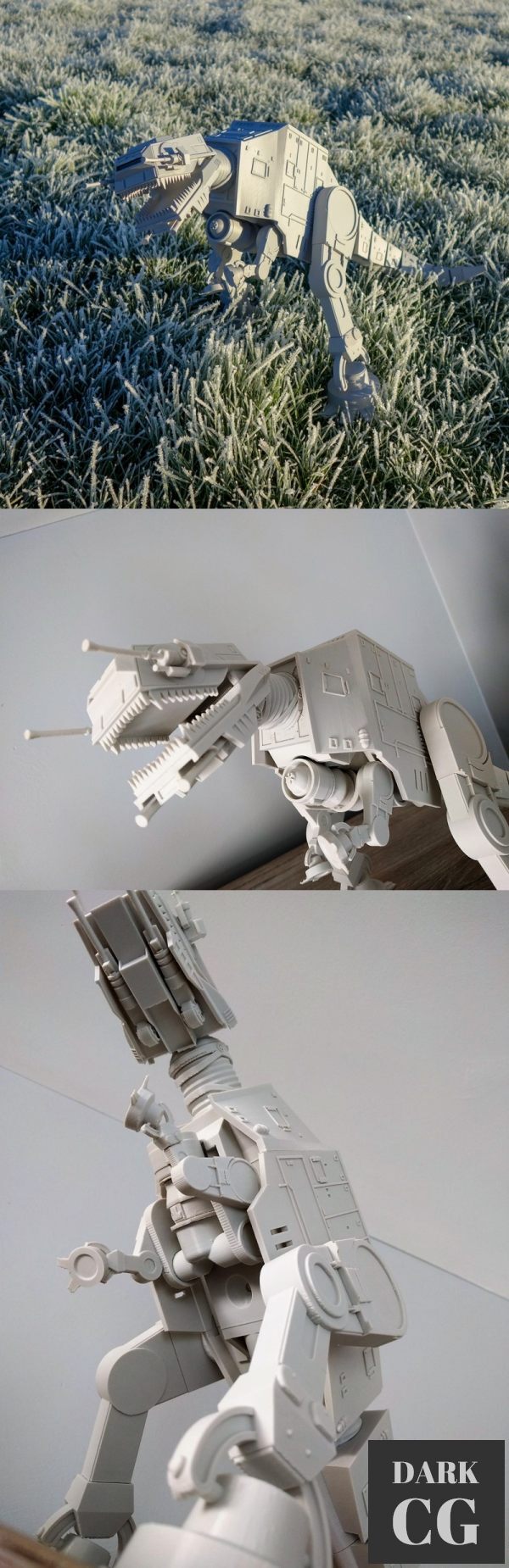 3D Model AT REX Jurassic Wars