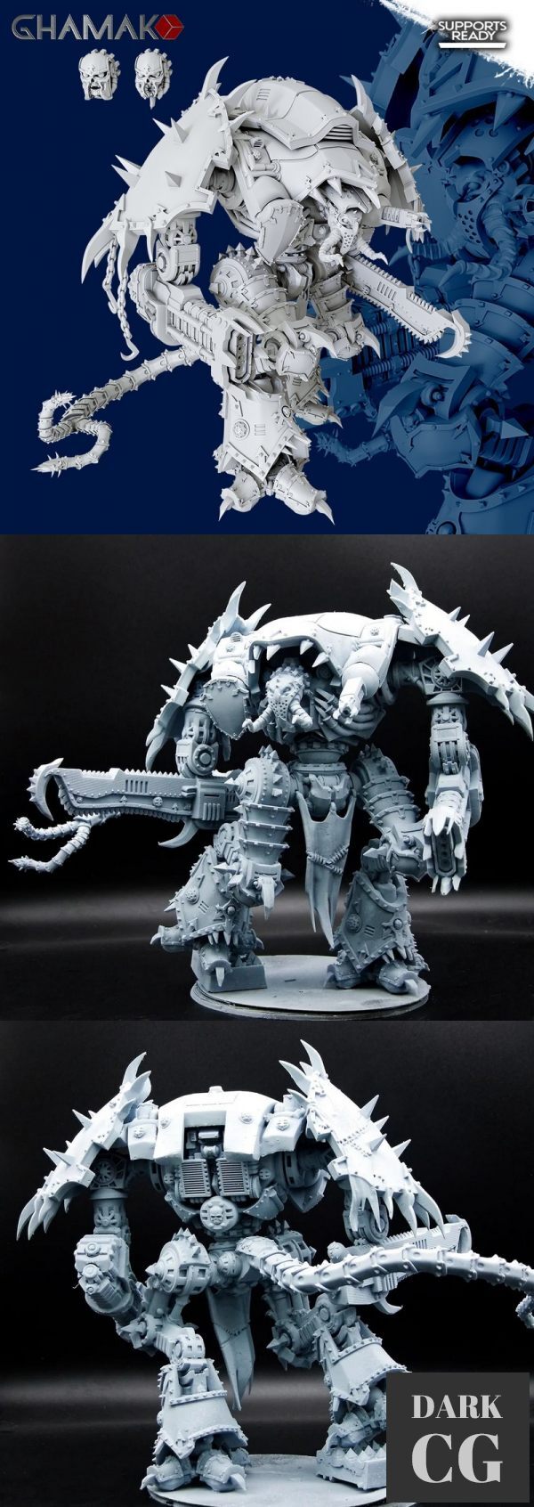 3D Model Chaos Titan Warhammer 40000