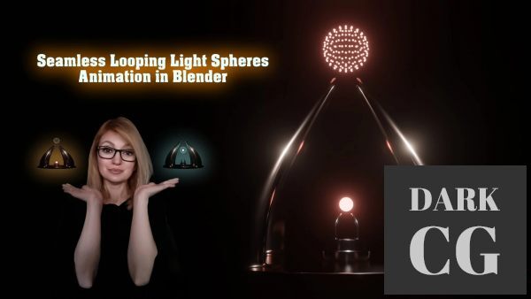 Skillshare Seamless Looping Light Spheres Animation in Blender