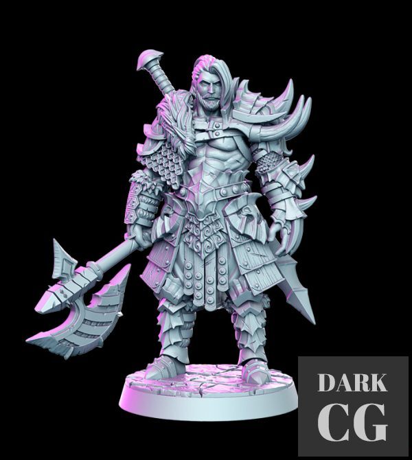3D Model Kron Barbarian