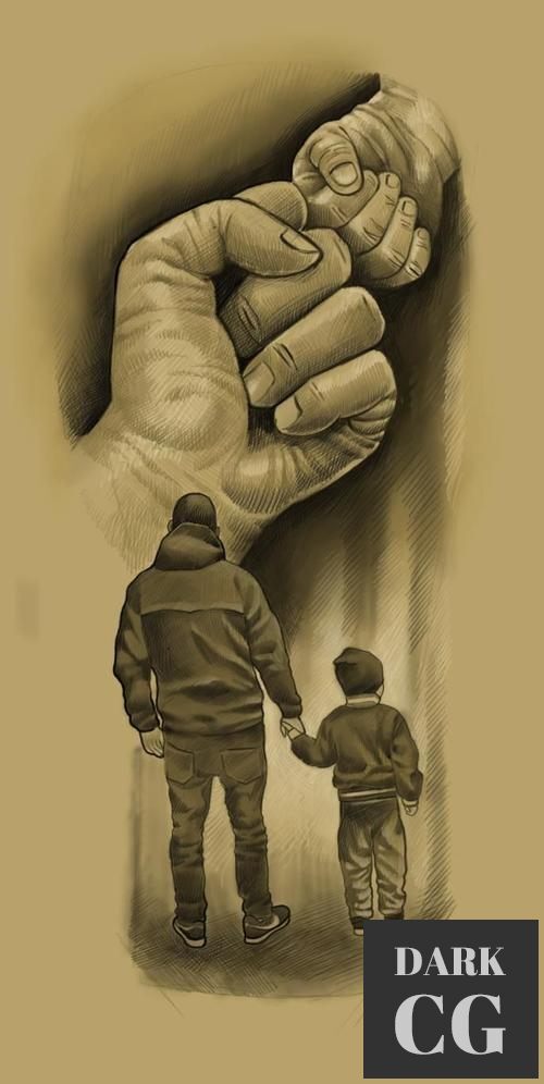 Father and Son Father and Son – 3D Print