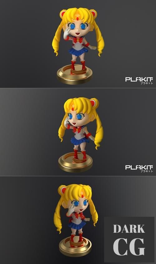PlaKit Sailor Moon Usagi – 3D Print