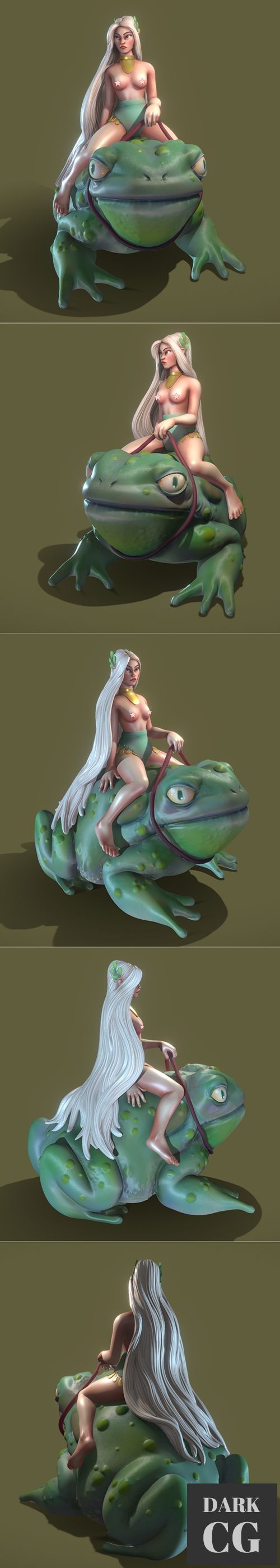 Frog lady – 3D Print
