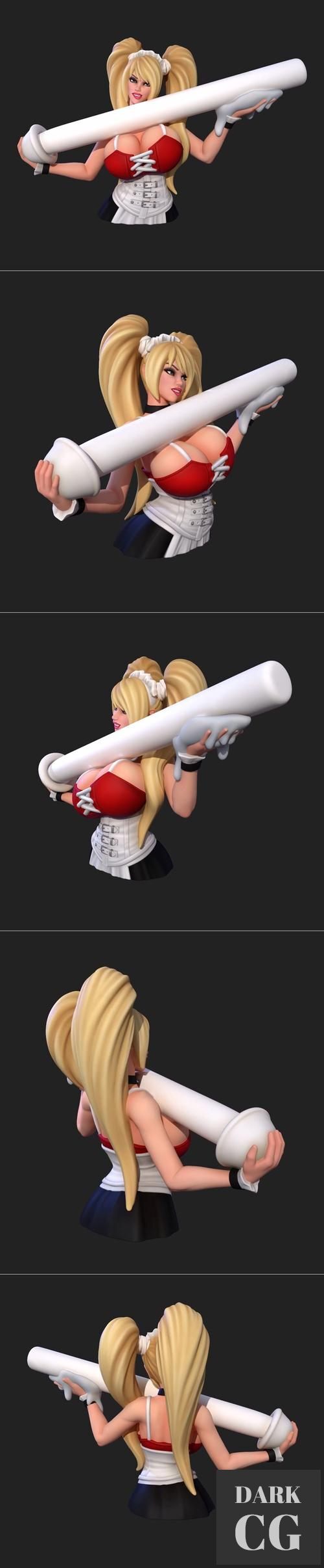 3D Model The Sexy Maid Pen Holder 3D Print