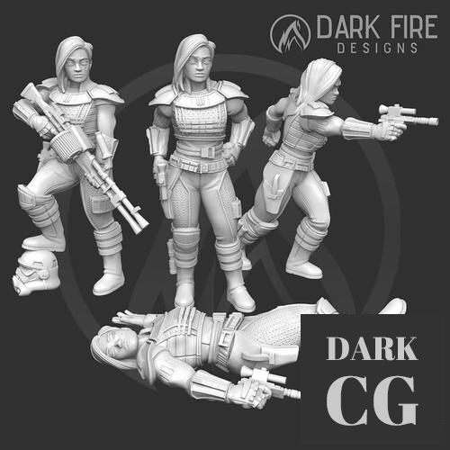Star Wars Legion - Sin faccion - Cara Dune – 3D Print