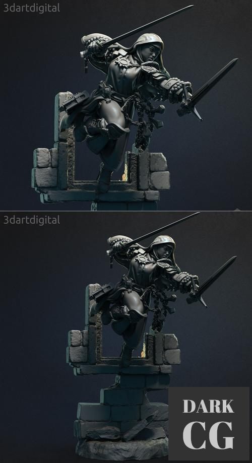 Nun of the Burning Blood – 3D Print