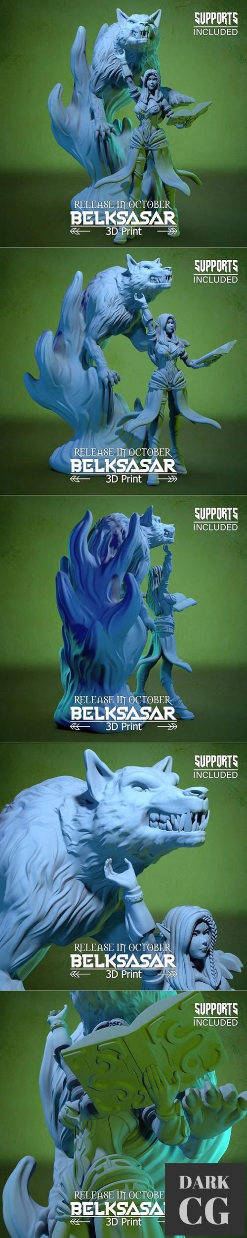 Belksasar - Summoner of the Wolf Spirit – 3D Print