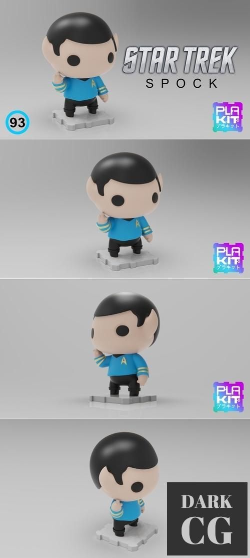 Plakit Star Trek, Spock – 3D Print