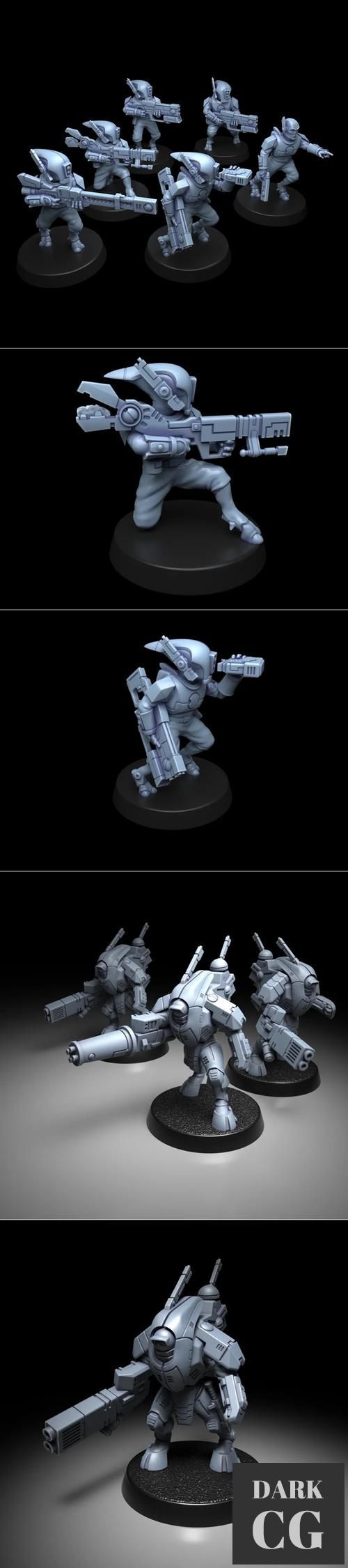 Greater Good - Stealth Suits, Scouts – 3D Print