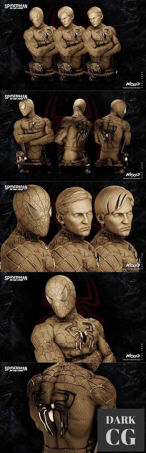 Wicked - Marvel Spiderman Bust – 3D Print