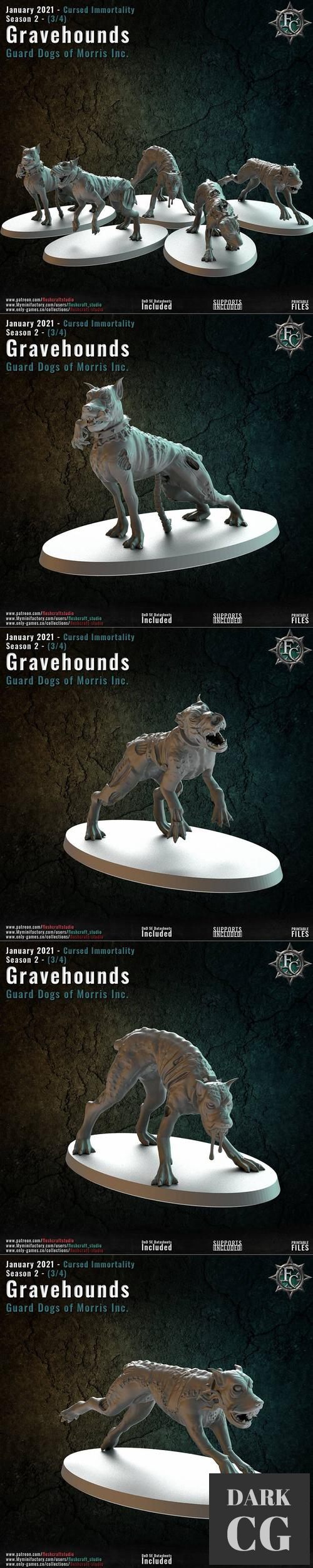 Gravehounds – 3D Print