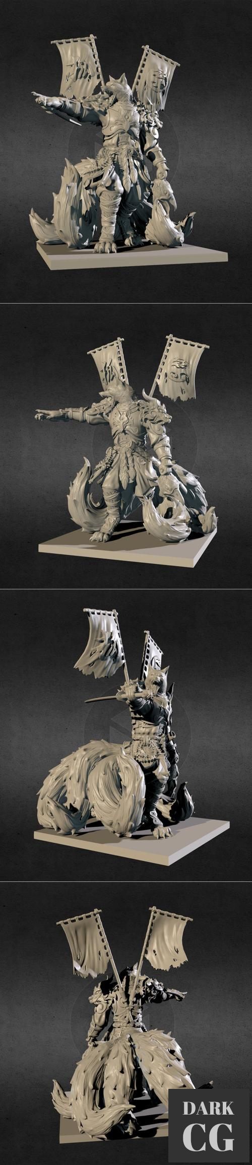 ODA kitsune shogun – 3D Print