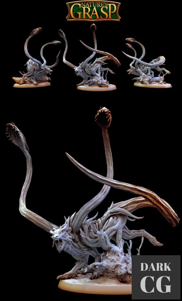 3D Model Root Displacer Pose 01