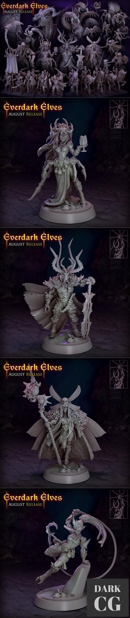 3D Model Everdark Elves August 2022 3D Print