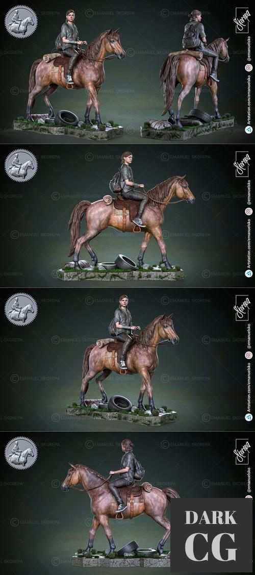3D Model Emanuel Skorepa Ellie The Last of Us Part II 3D Print