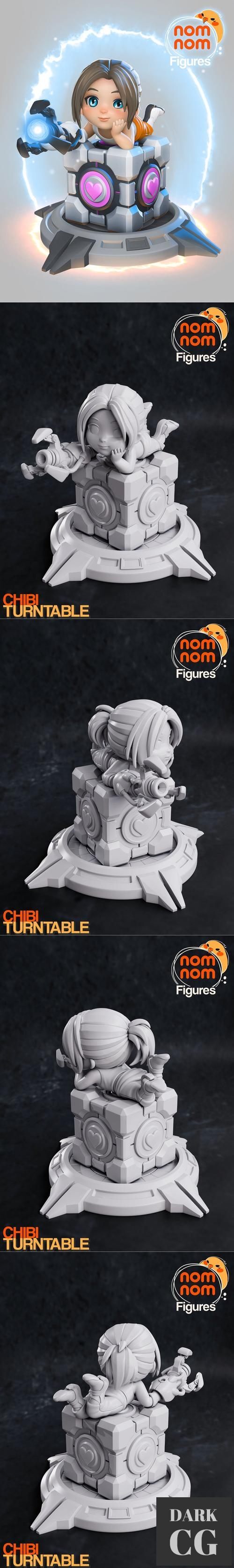 3D Model Chibi Chell NomNom 3D Print