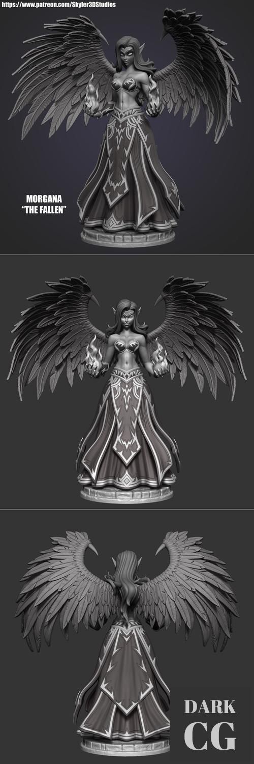 3D Model League of Legends Morgana 3D Print