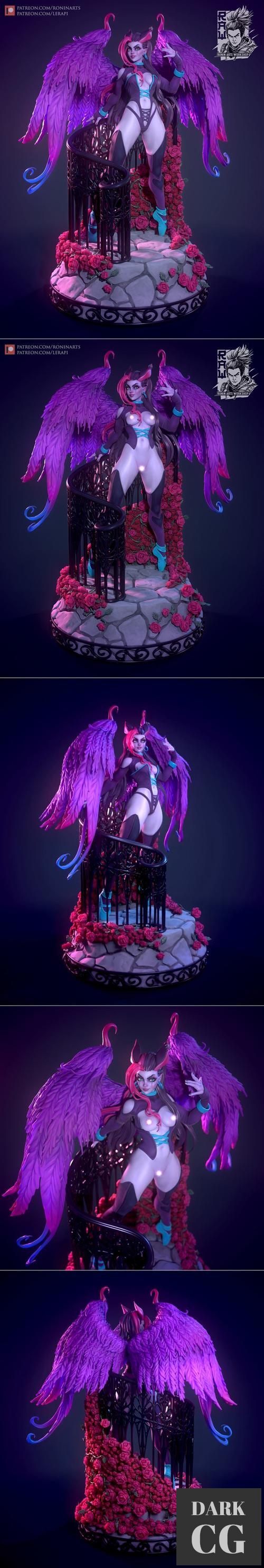 3D Model Aleriia Vs Angie Pin Up 2 3D Print