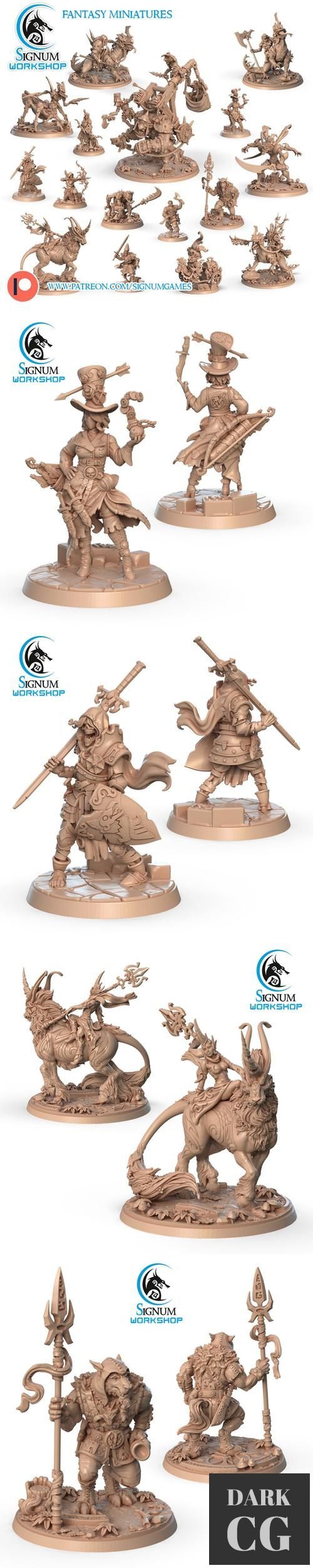 3D Model Signum Workshop Patreon Release February 2022 3D Print